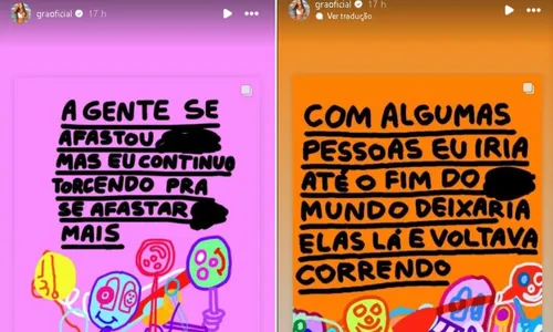 
				
					Gracyanne Barbosa surpreende com indireta: 'Torcendo pra afastar mais'
				
				