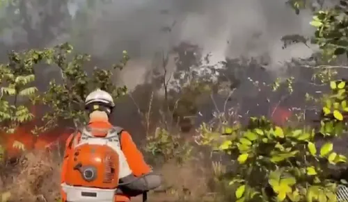 
				
					Incêndio na zona oeste da Bahia dura mais de 27 dias sem solução
				
				