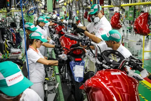 
				
					Indústria produz 160 mil motocicletas e tem o melhor maio em 13 anos
				
				