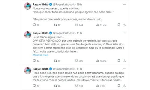 
				
					Irmã de Davi, do 'BBB', se revolta e rebate ataques contra família
				
				