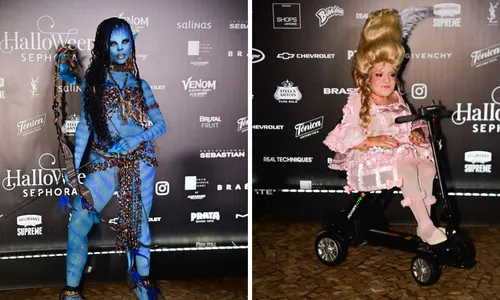 
				
					Ivete, Improta e mais: veja baianas e famosos em baile de Halloween
				
				