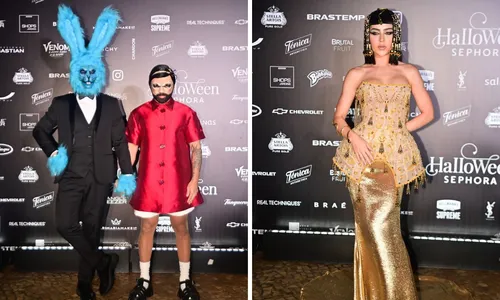 
				
					Ivete, Improta e mais: veja baianas e famosos em baile de Halloween
				
				