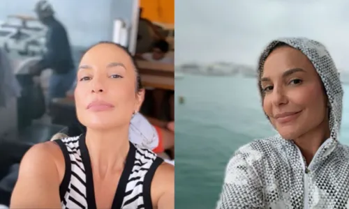 
				
					Ivete Sangalo encara chuva e faz passeio em alto mar na Bahia
				
				