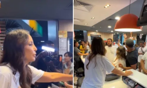 
				
					Ivete Sangalo serve comida em restaurante da Bahia e surpreende fãs
				
				