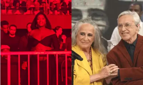 
				
					Iza chora ao ver Caetano Veloso e Bethânia cantando 'Fé'; veja vídeo
				
				