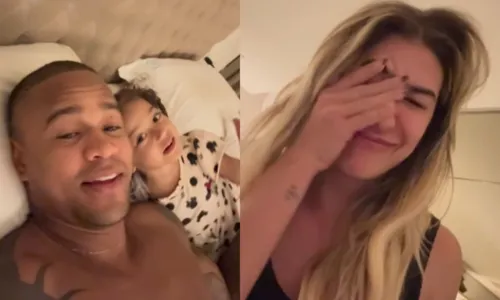 
				
					Léo Santana fala em ter mais filhos e reação de Liz surpreende
				
				