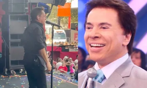 
				
					Leonardo cai no choro durante show ao se despedir de Silvio Santos
				
				