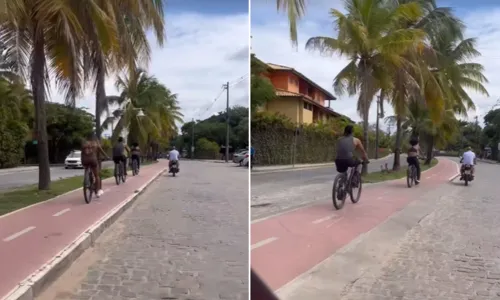 
				
					Ludmilla passeia de bicicleta em ruas da Bahia; veja vídeo
				
				