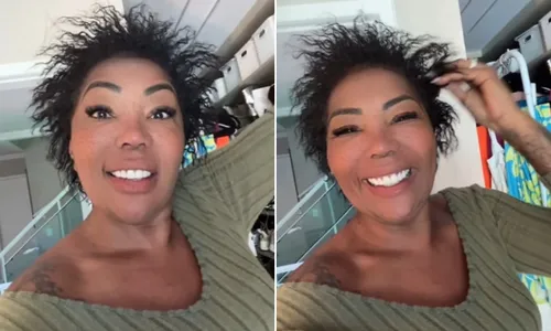 
				
					Mãe de Ludmilla surge com cabelo natural e surpreende: 'Realidade'
				
				