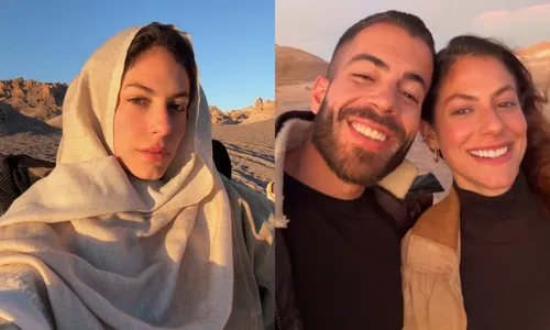 
				
					Mari Gonzalez e Pipo Marques surpreendem com noite de amor no deserto
				
				