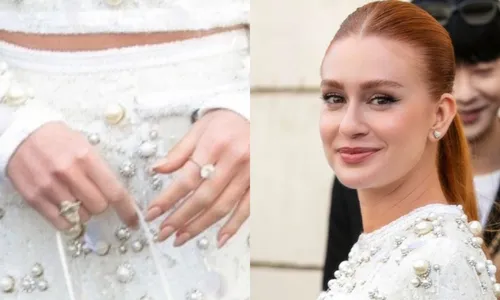 
				
					Marina Ruy Barbosa exibe anel de noivado de diamantes em Paris
				
				