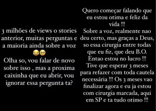 

					Maya Massafera se pronuncia sobre cirurgia de transição vocal

				