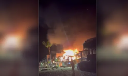 
				
					Morro de São Paulo: incêndio destrói restaurante e assusta moradores
				
				