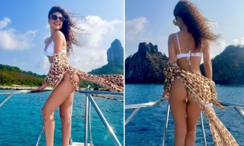 
				
					Paula Fernandes empina bumbum em Noronha e web reage: 'Vai com calma'
				
				