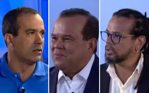 
				
					Quaest Salvador, votos válidos: Bruno tem 74%, Geraldo 15%, Kleber 10%
				
				