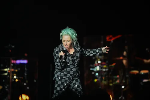 
				
					Rock in Rio: Cyndi Lauper deita no palco e emociona fãs
				
				