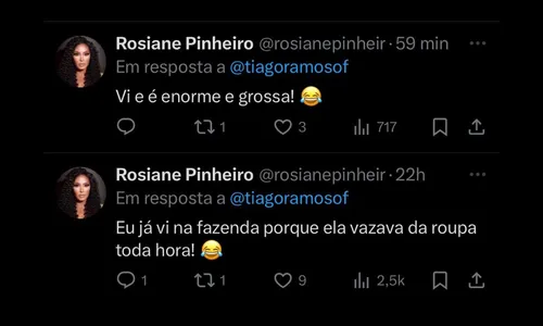 
				
					Rosiane Pinheiro revela intimidade do ex-padrasto de Neymar: 'Grossa'
				
				