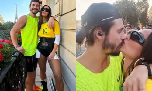 
				
					Sabrina Sato dá beijão em Nicolas Prattes e se declara para o ator
				
				