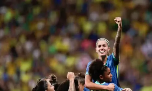 
				
					Seleção feminina goleia Jamaica em amistoso na Arena Fonte Nova
				
				