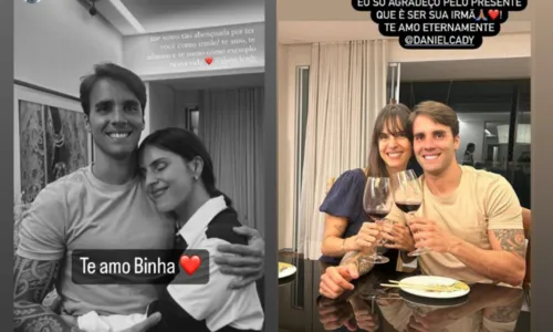 
				
					Ivete Sangalo mostra foto rara e se declara ao marido: 'Gostoso'
				
				