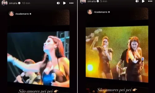 
				
					Simaria relembra carreira com Simone após cantar com a irmã
				
				