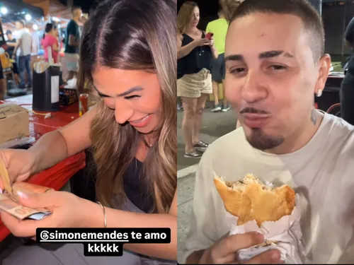 
				
					Simone Mendes gasta dinheiro que ganhou em programa do SBT com pastel
				
				