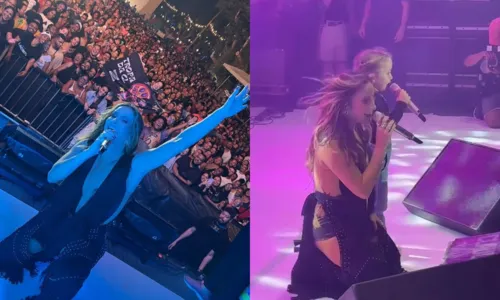 
				
					VÍDEO: filha de Claudia Leitte rouba a cena e canta em show na Bahia
				
				