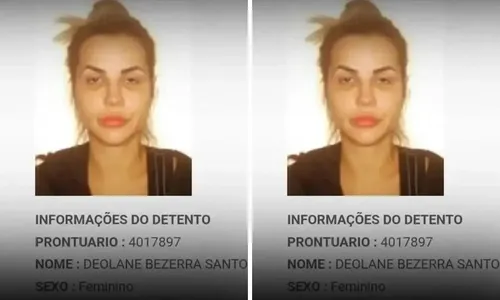 
				
					Vaza foto de Deolane Bezerra no sistema carcerário
				
				