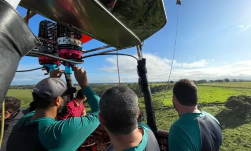 
				
					Voar de balão? Veja como fazer aventura turística na Bahia
				
				