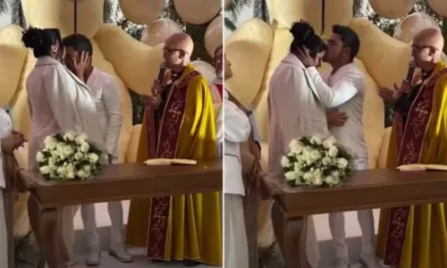 
				
					Zezé Di Camargo choca Graciele com casamento surpresa em chá revelação
				
				