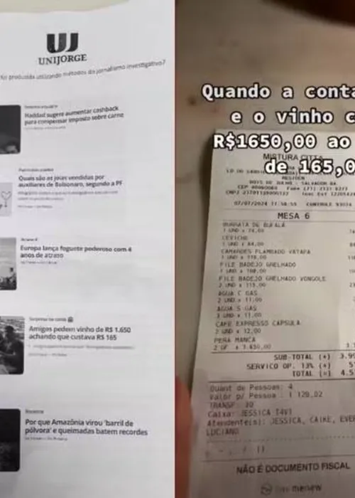 
				
					Confusão de amigos com vinho de R$ 1650 vira questão de prova na BA
				
				