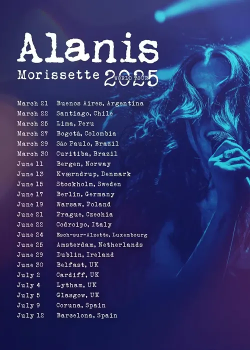 
				
					Ingressos para Alanis Morissette no Brasil chegam a R$ 920; confira
				
				