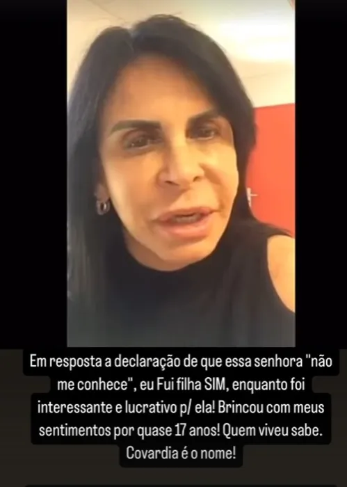 
				
					Jenny Miranda rebate Gretchen em polêmica: ‘Covardia é o nome’
				
				