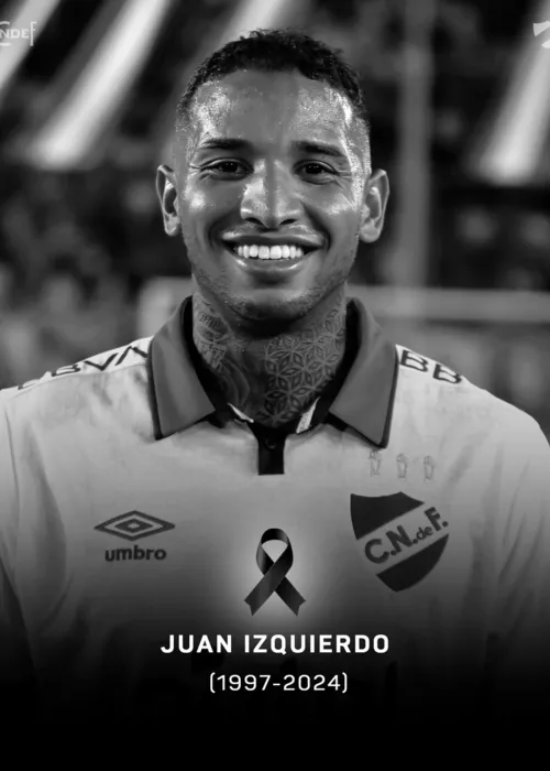 
				
					Morre Juan Izquierdo, jogador que sofreu parada cardíaca em campo
				
				