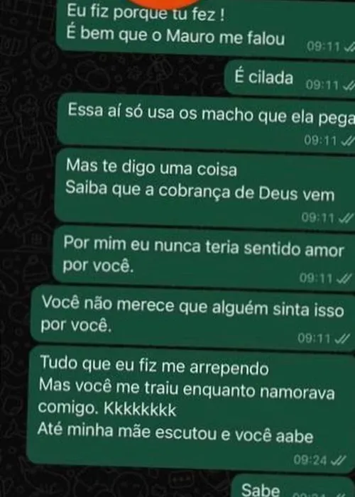 
				
					Tiago Ramos, ex da mãe de Neymar, expõe traição: 'Você não é santa'
				
				