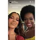 
                  Anitta tem encontro inusitado com Viola Davis em Paris