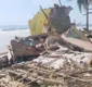 
                  Cabana e muro de casa desabam após avanço do mar em Ilhéus