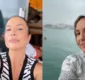 
                  Ivete Sangalo encara chuva e faz passeio em alto mar na Bahia
