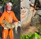 
                  Jacaré é encontrado em jardim de casa em Guanambi