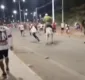 
                  Torcedores do Vitória e Flamengo brigam no Barradão; veja vídeos