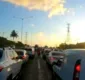 
                  Trânsito intenso é registrado na saída de Salvador para o São João