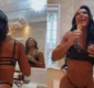 
                  VÍDEO: Gracyanne canta de lingerie e manda recado para Belo