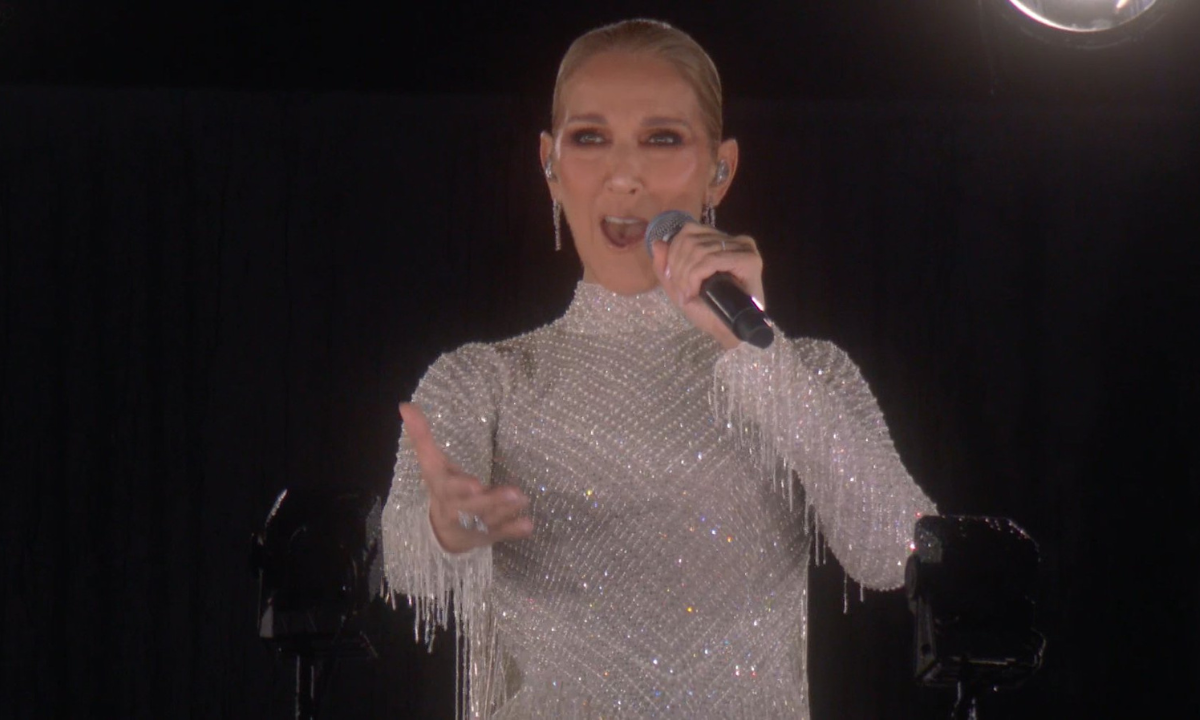 Céline Dion encerra cerimônia de abertura da Olimpíada, veja vídeo