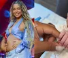 Nasce Zuri, filha de Ludmilla e Brunna Gonçalves