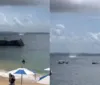 Tromba d'água volta a se formar em praia da Barra após duas semanas