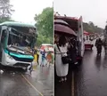 Batida com ônibus que transportava evangélicos deixa feridos na Bahia