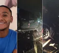 Influenciador Ney Lima sofre acidente na BR-116 e carro fica destruído
