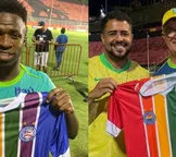 Vini Jr. surge com camisa da torcida LGBT do Bahia no Barradão