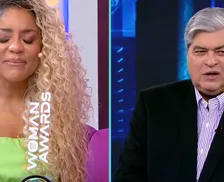 Cariúcha tem crise de choro ao vivo após comentário de Datena; VÍDEO