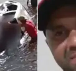 Homem morre após perder controle e carro cair de ponte na Bahia